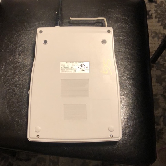 Sharp EL-1801V Portable 12-Digit 2-Color Serial Printing Calculator - Picture 11 of 12